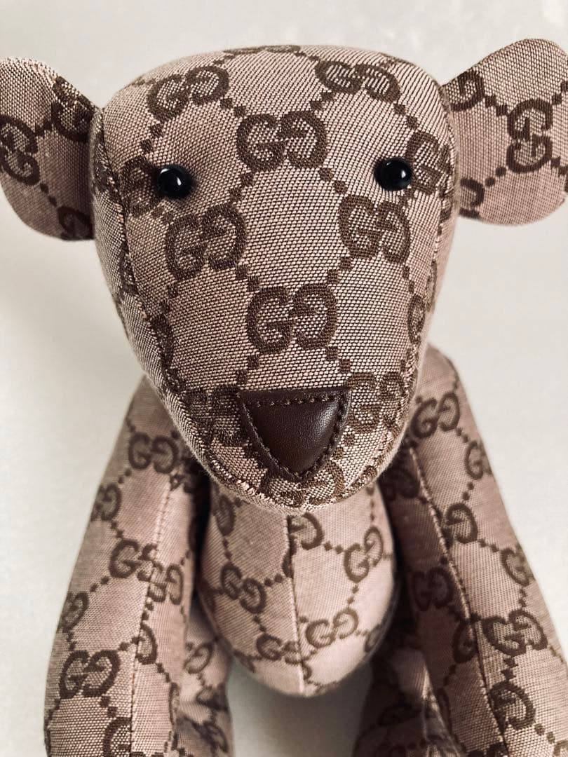 新品◆GUCCI グッチ　GGキャンバス　テディベア　モフモフテディ　イタリア製
