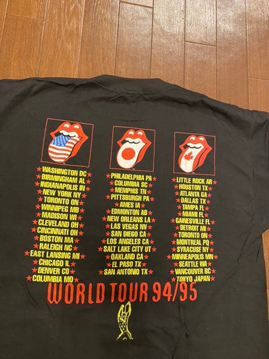 THE ROLLING STONES WORLD TOUR 94/95 Tシャツ