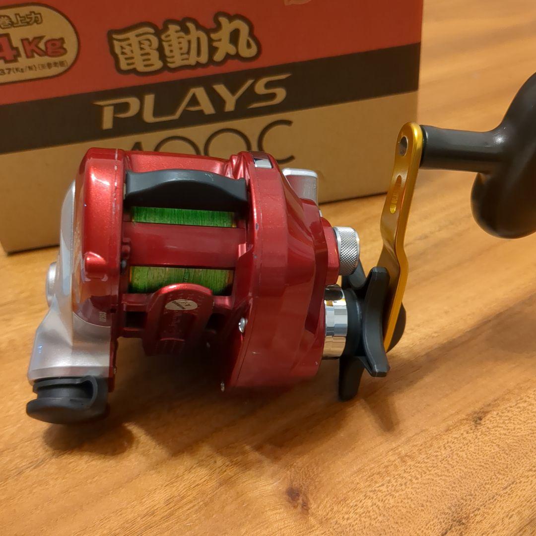 【セール】電動リール　シマノ　プレイズ４00Ｃ（変換ケーブル付き）