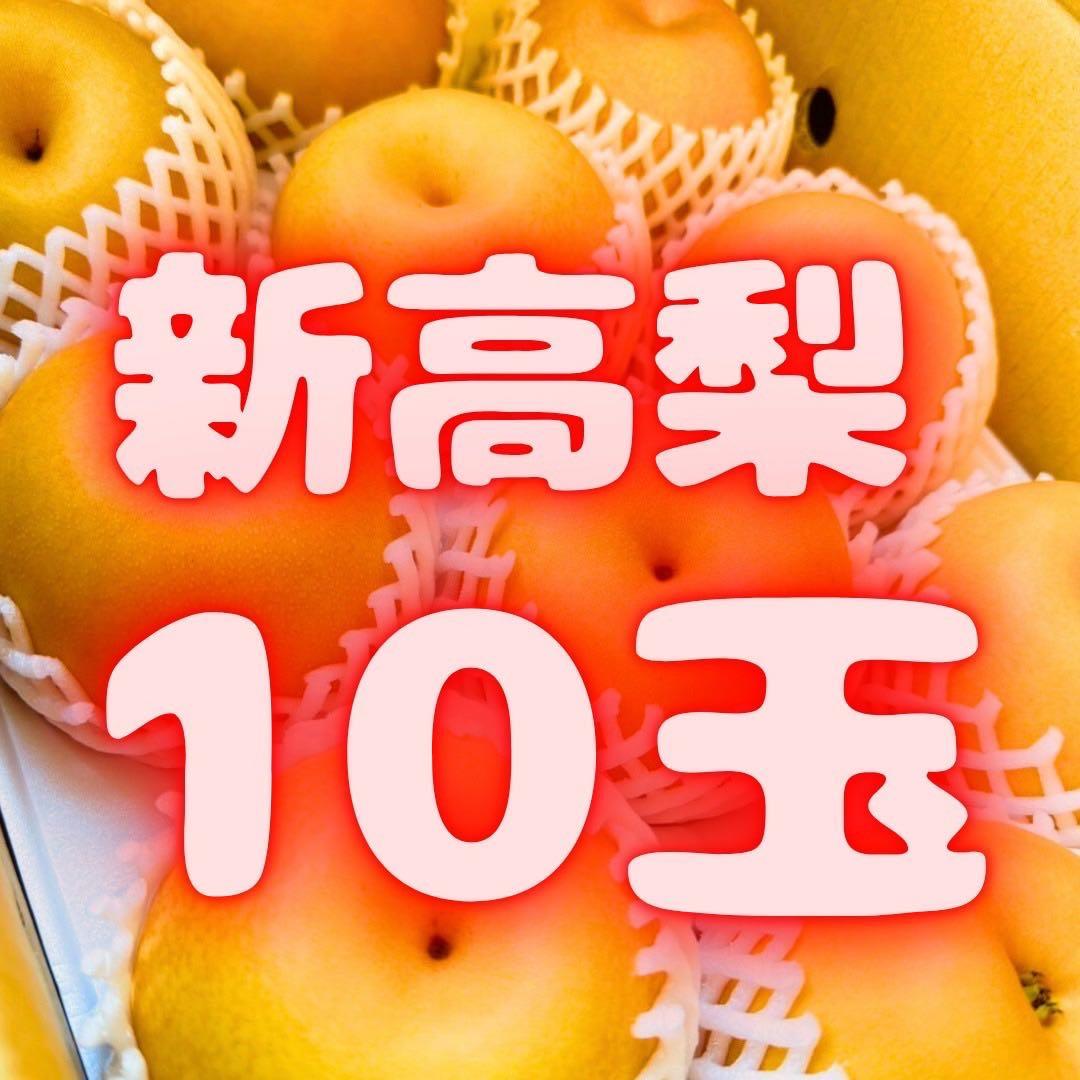 梨　新高梨　10玉　　22