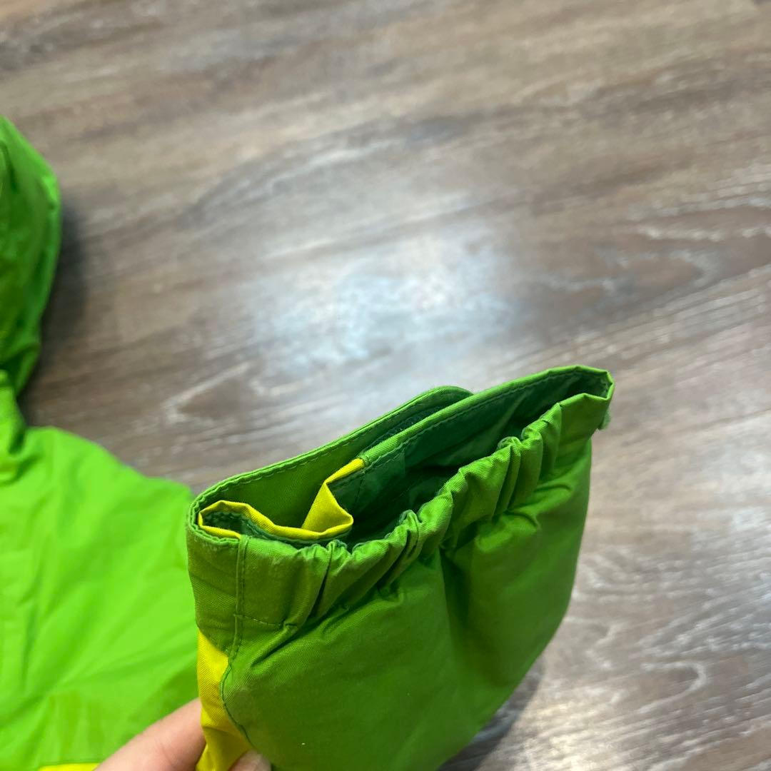 モンベル キッズ スノーウェア つなぎ 120㎝ グリーンジャンプスーツ