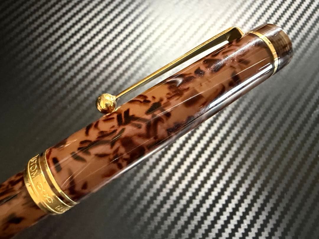 極美品 パイロット カスタム レガンス 初期型 B 太字 万年筆 ブラウン