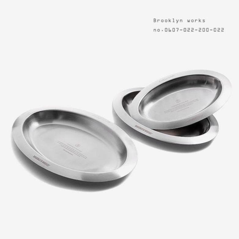 未使用：BROOKLYN WORKS ブルックリンワークス プレート 3枚セット