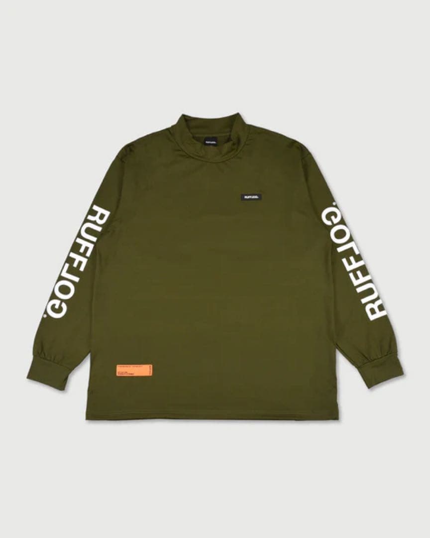 新作　ラフロッグ　RUFFLOG MOCK NECK KHAKI