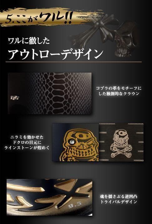 他にない個性! 三菱プレミア飛匠 ドクロ輝く超高反発の飛び! ダイナゴルフ 悪童