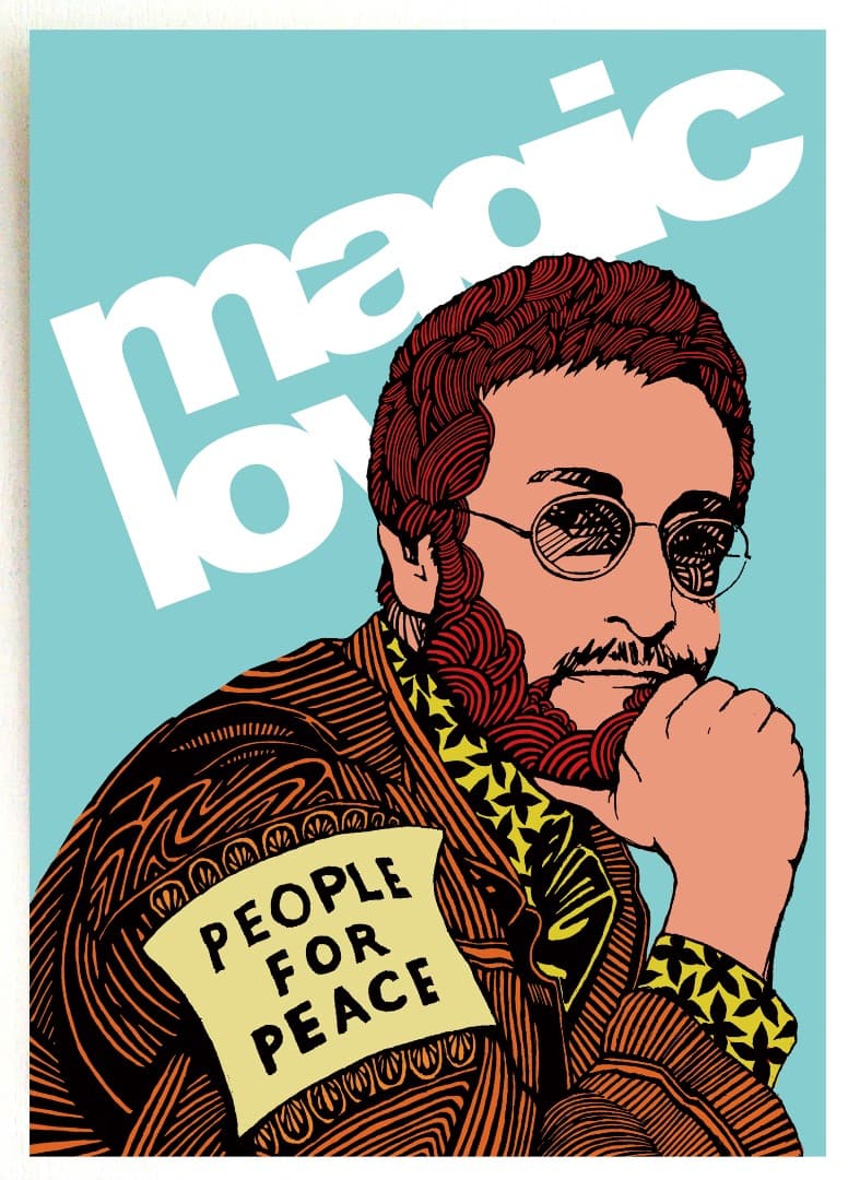 送料無料☆新品A1サイズ☆ JOHN LENNON インクジェットプリント