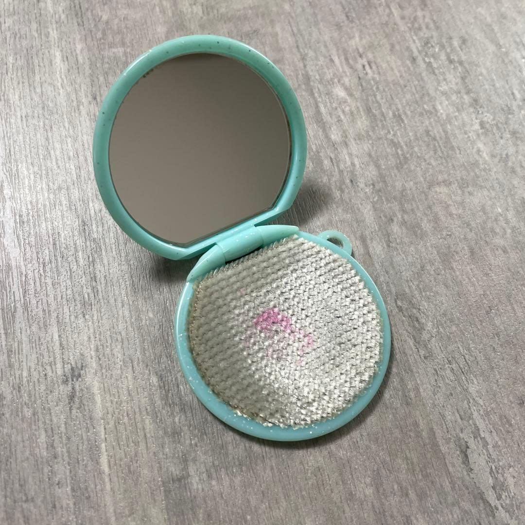 【希少】マイメロディー 平成レトロ ペイズリー柄 ミラー 埃取り