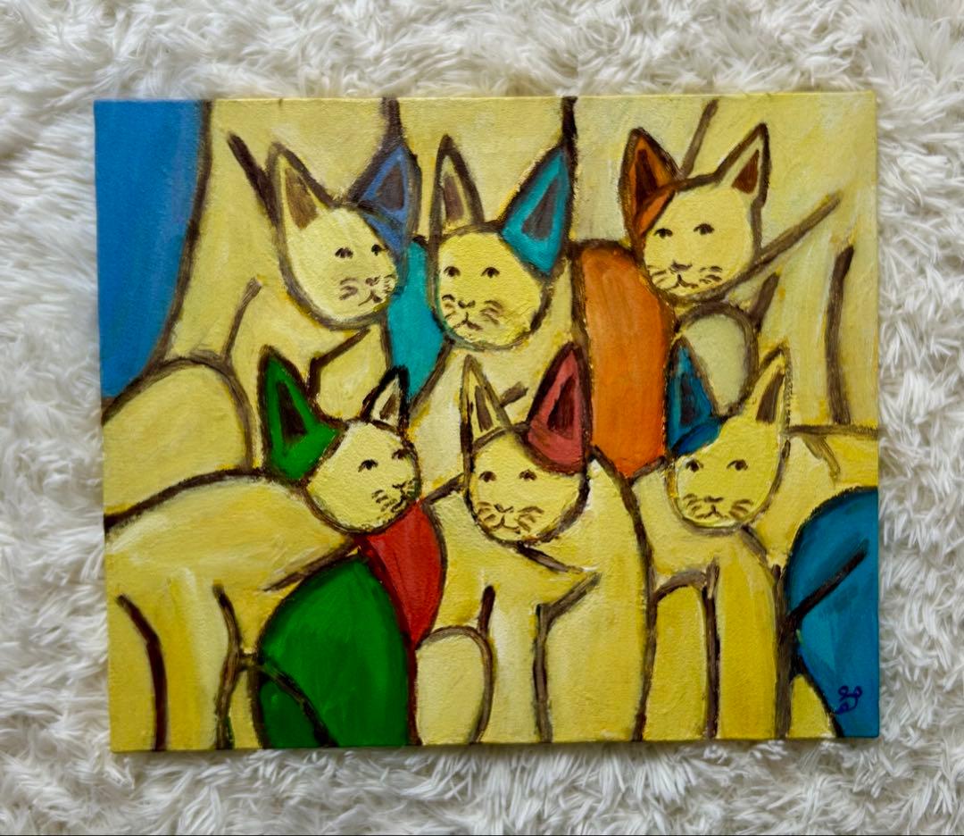 佐々木卓也　絵画　猫　キャッツ