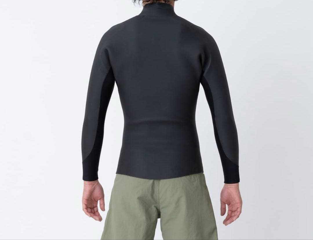 値下げ処分！日本製！B.D.ロゴパッチ 2mm 長袖スキンジャケット（L）