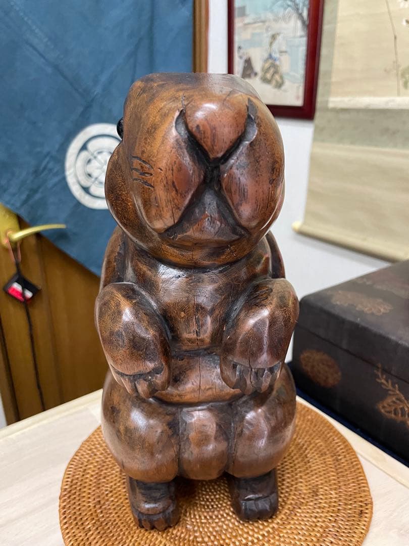 木のうさぎ30センチくらい