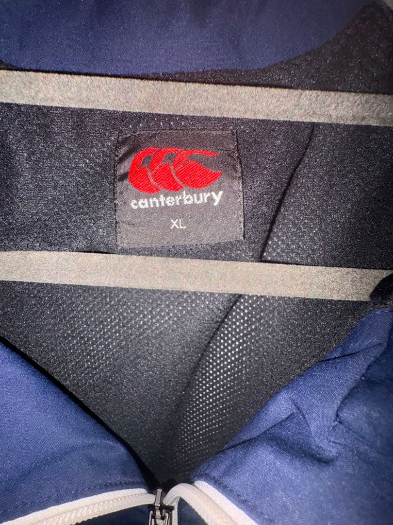 ★【昨年モデル】canterbury フード付きジャケット XL ネイビー