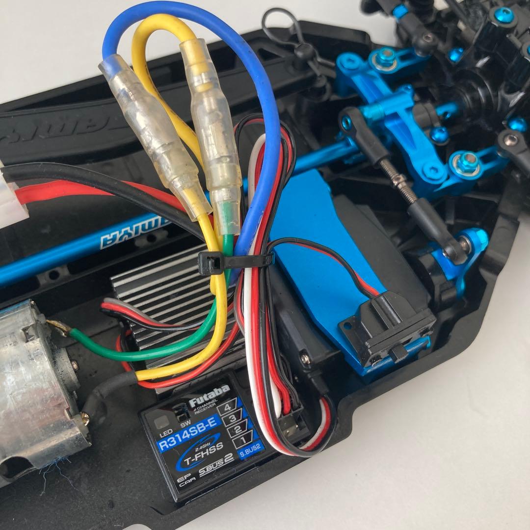 タミヤ TT02 ほぼフルオプション　走行少　ライキリボディはなし　メカ類セット