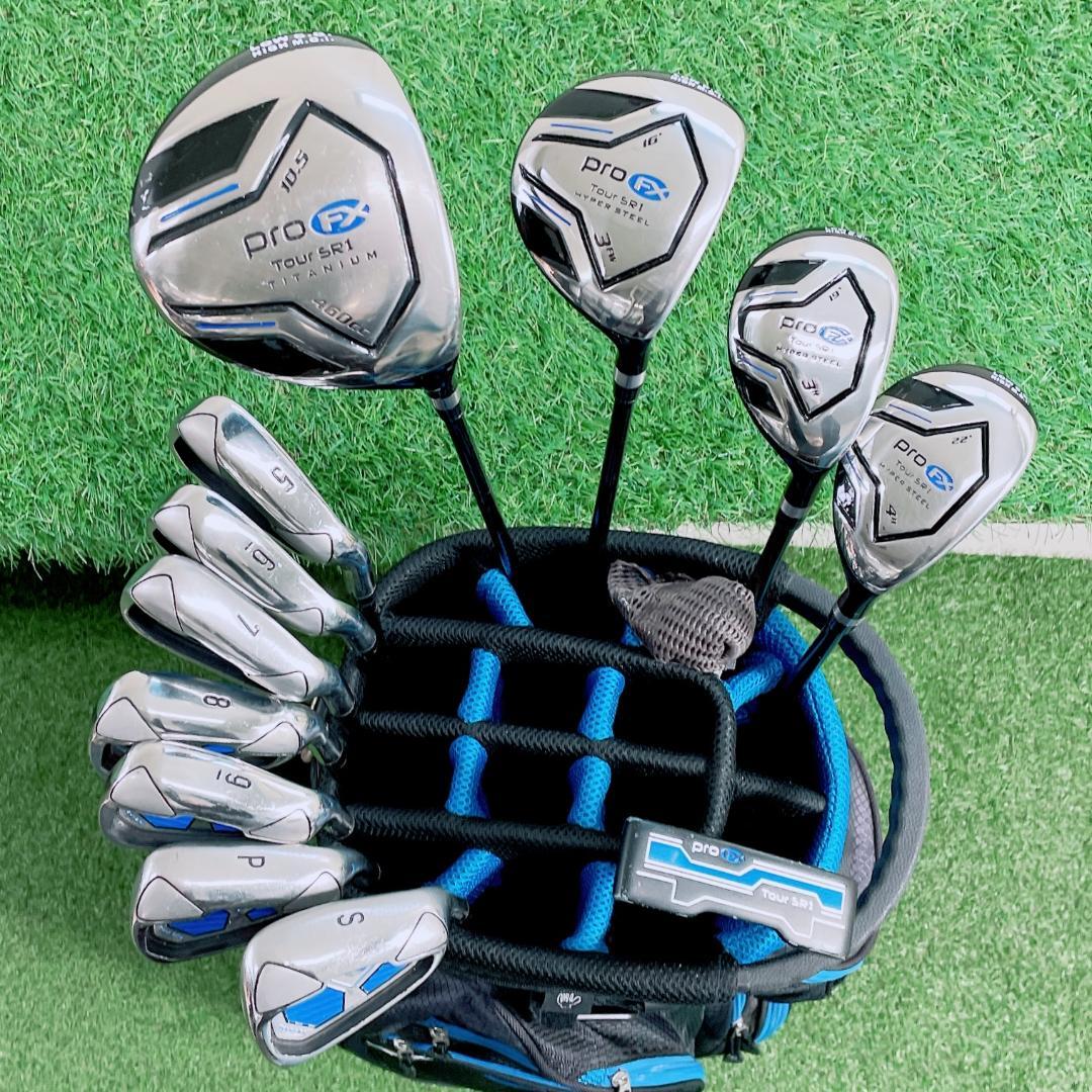 PRO FX Tour SR1 メンズ ゴルフクラブ セット 12本　N2210