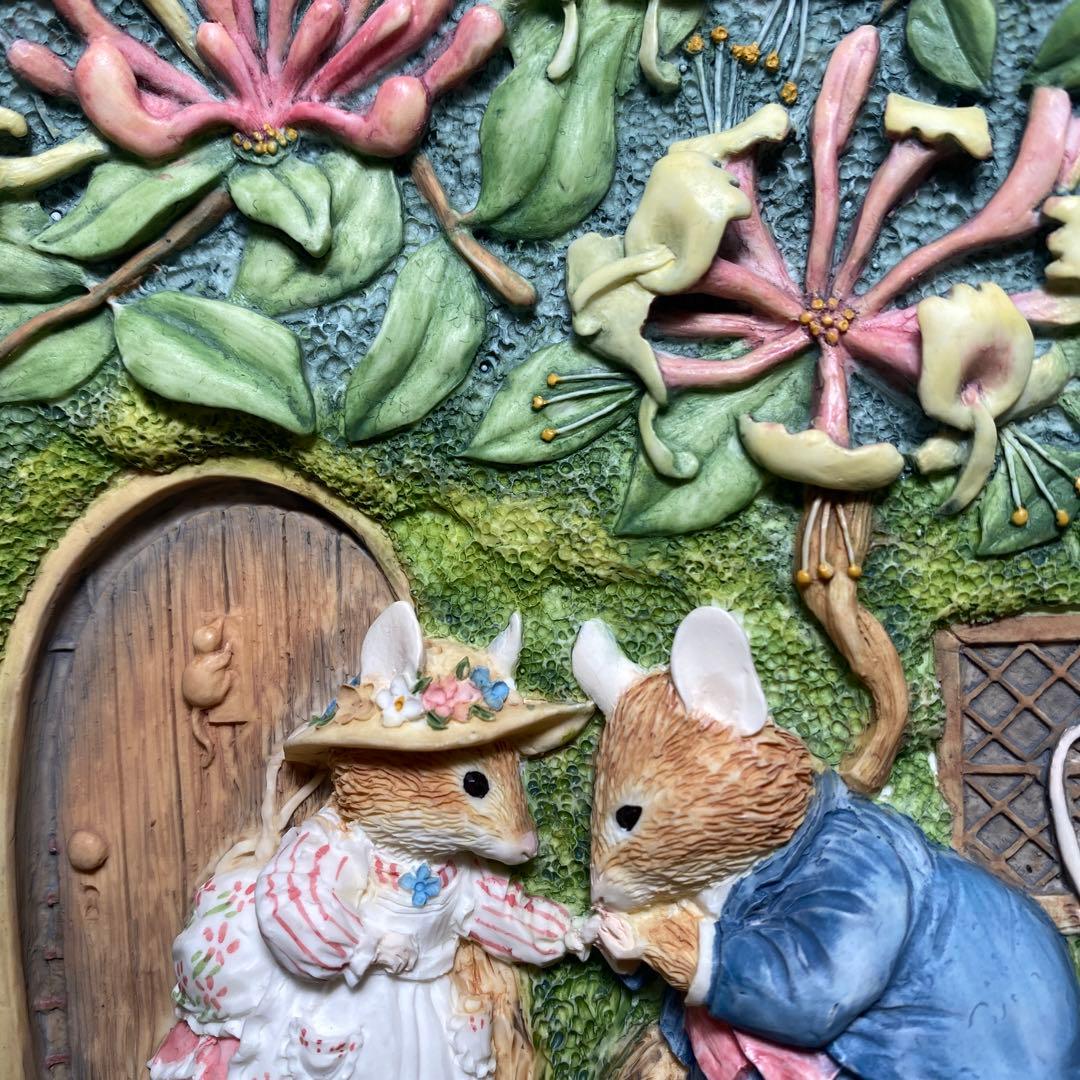 ブランブリーヘッジ サマー オーバル 壁掛けプレート レア