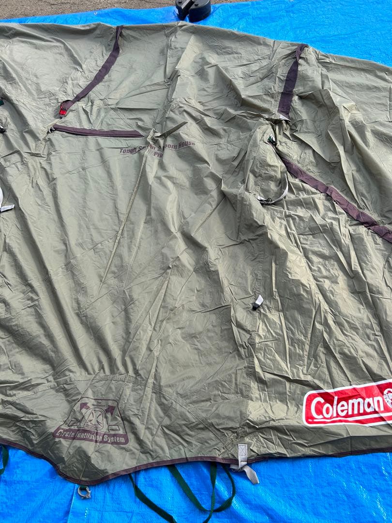 【美品】コールマン タフスクリーン2ルームハウス オリーブ/ブラウン