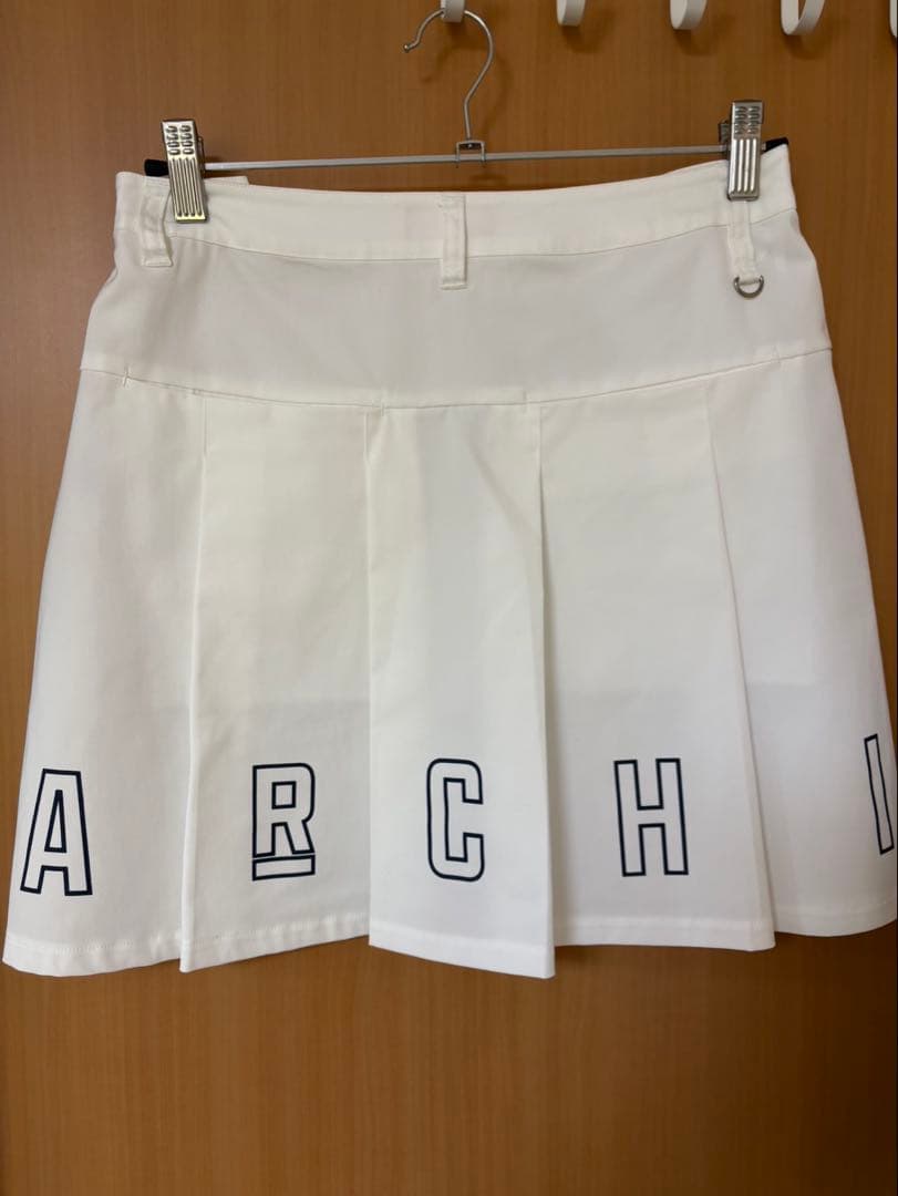 ABCHIVIO ホワイト プリーツスカート