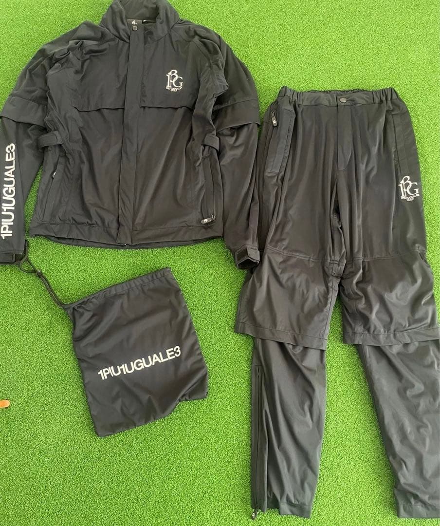 1piu1uguale3 ウノピュウ　ゴルフ　レインウェア　サイズ3