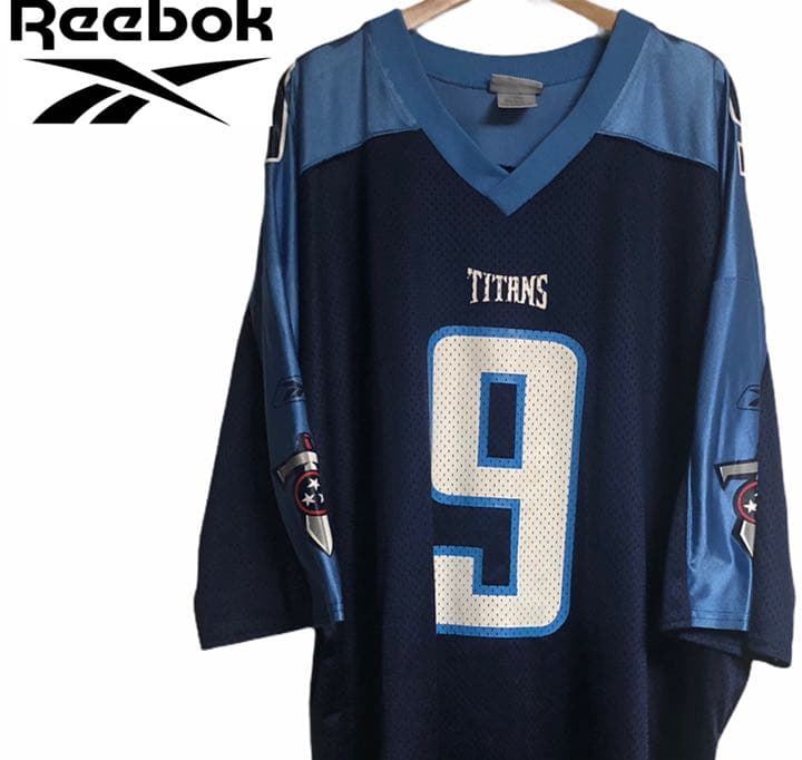 激美品　NFL リーボック　テネシー　TITRNS ゲームシャツ　McNAIR