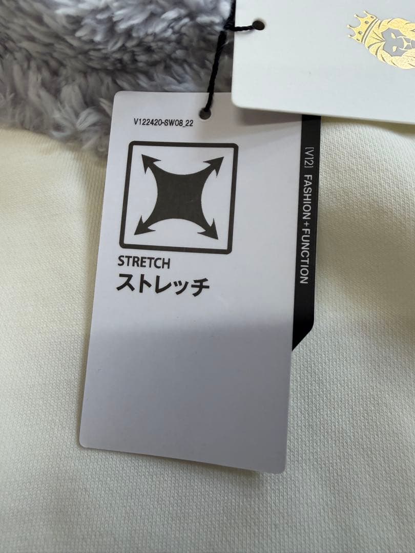 新品正規品【V12/XL】MOFCREW 裏起毛スウェット　メンズゴルフ長袖