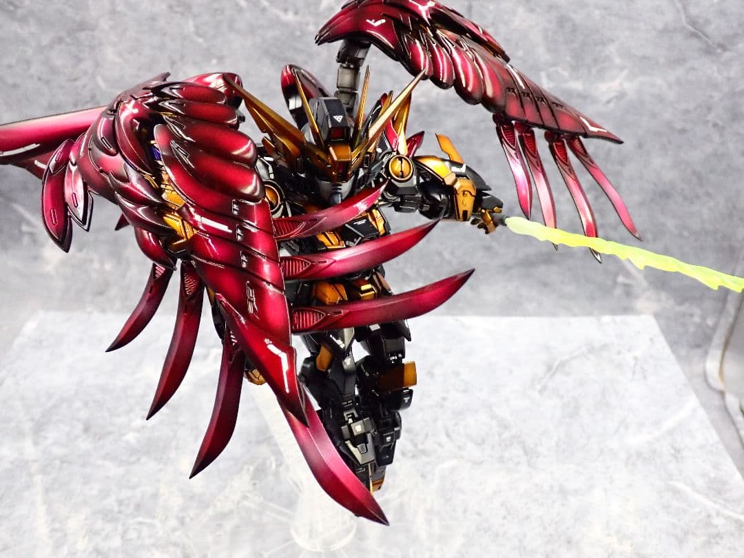 MGSD ウイングガンダムゼロ(EW) リベリオン 全塗装 ガンプラ完成品