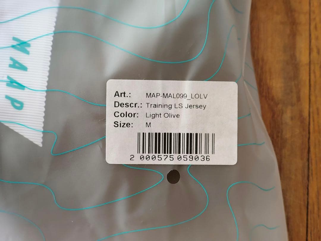 タグ付き美品  マープ トレーニング LSジャージ M オリーブ