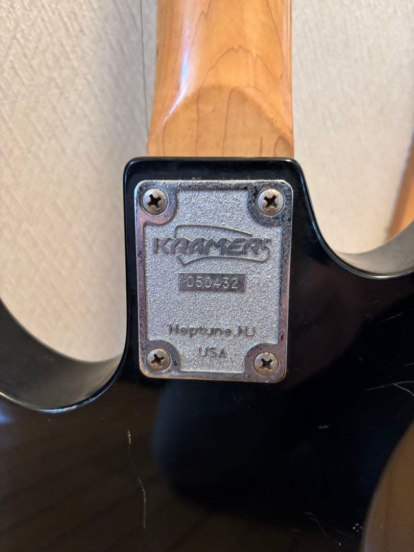 Kramer USA ブラックエレキギター（1989年購入）