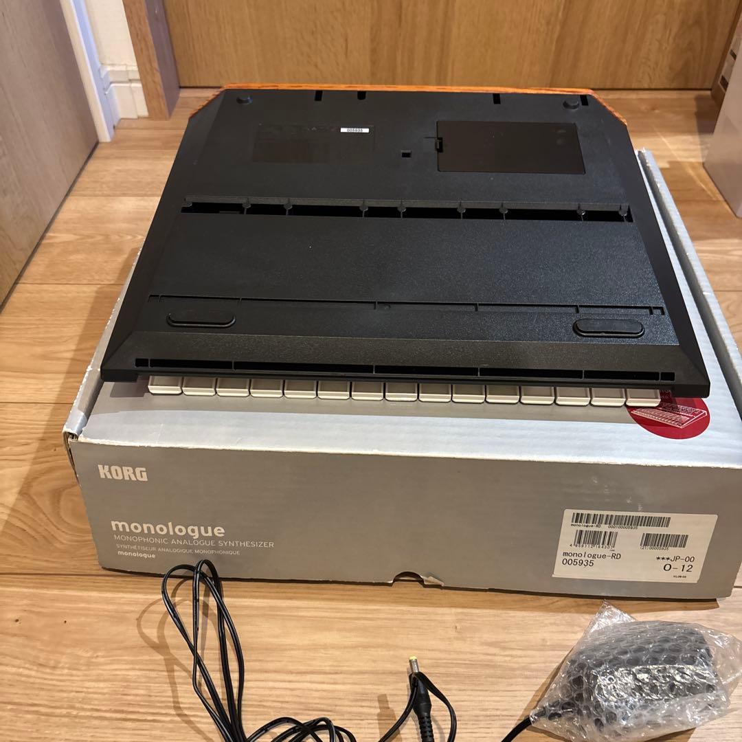 【美品】KORG monologue アナログシンセサイザー レッド【生産終了】
