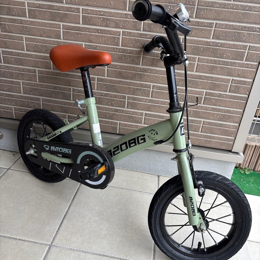 12インチ 子供用自転車 オリーブグリーン