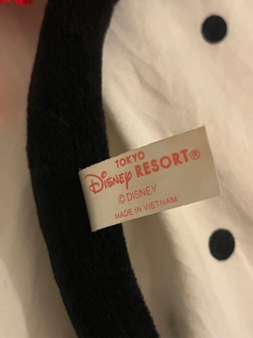 ミニーちゃん 赤 カチューシャ 水玉 ディズニー