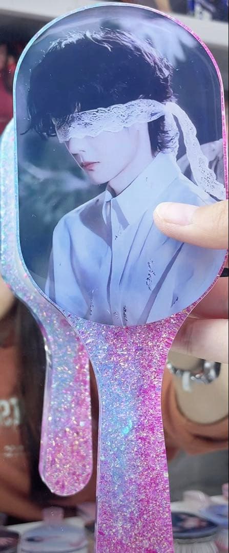 王一博 超大レジンエアークッション付きヘアブラシ　5点セット❣️確認用0113