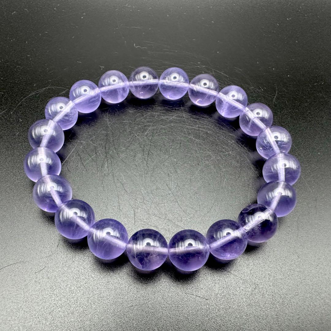 レアカラー！！　パープルフローライト　ブレスレット⑤