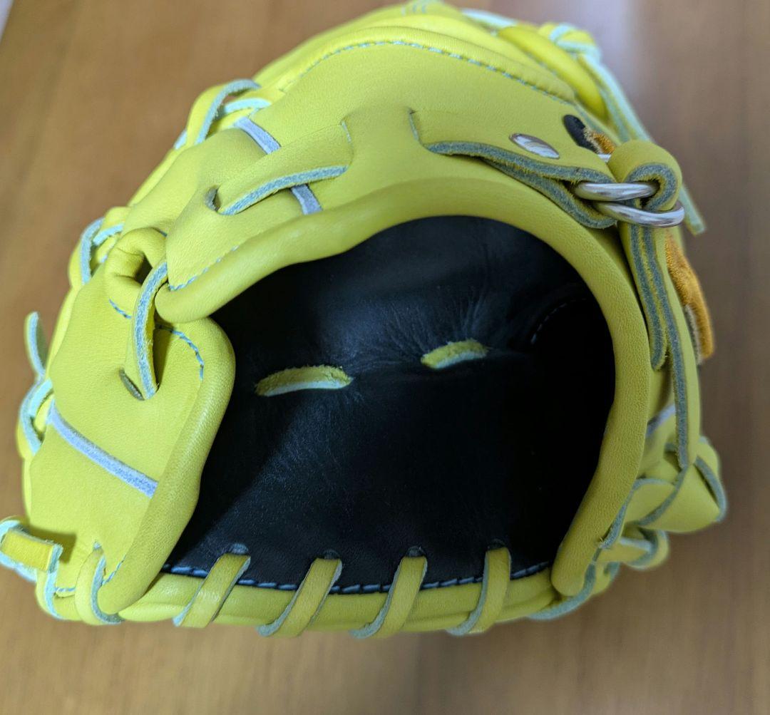 ミズノプロ　硬式　外野手用　ナチュラルライム　サイズ15　BBS限定