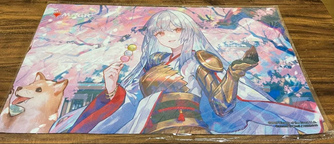 MTG 放浪皇のお花見 プレイマット＋スリーブ 各種1個ずつセット