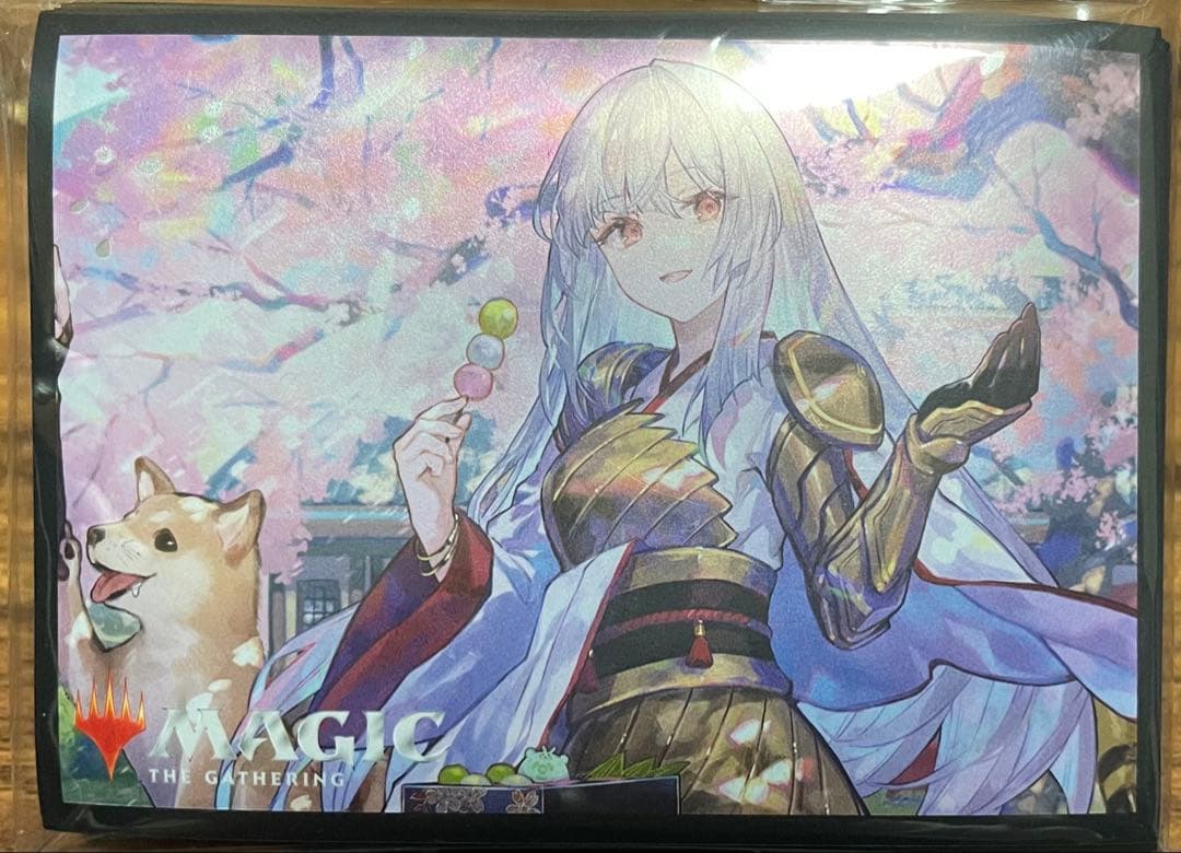 MTG 放浪皇のお花見 プレイマット＋スリーブ 各種1個ずつセット