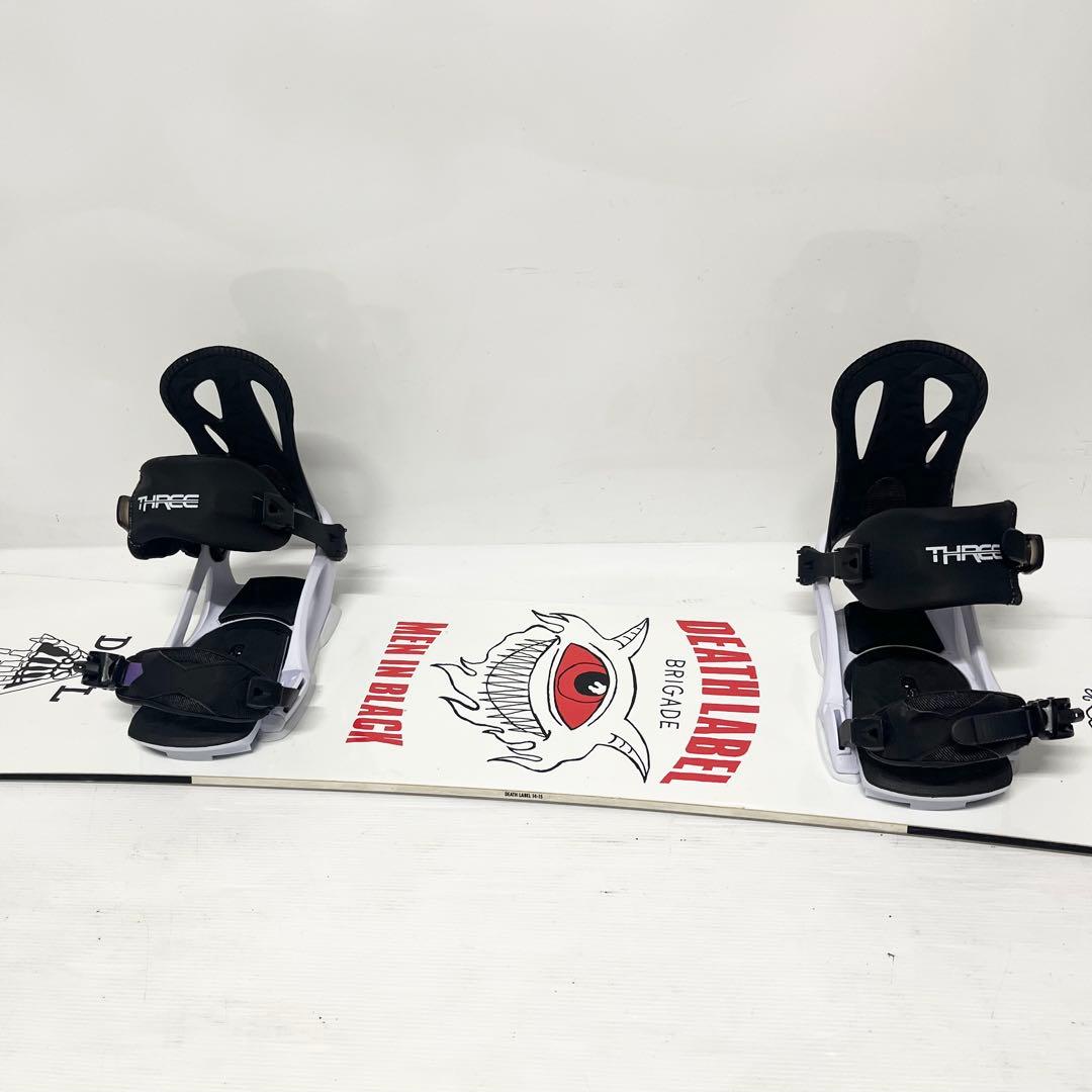 DEATH LABEL スノボセット　デスレーベル　スノーボード　ビンディング