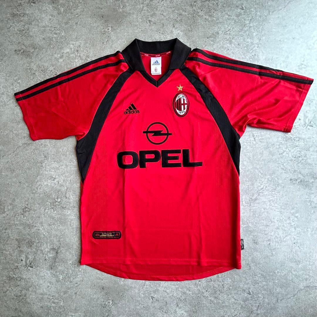 ACミランadidas アディダス　サードモデル　01/02 万国旗タグ