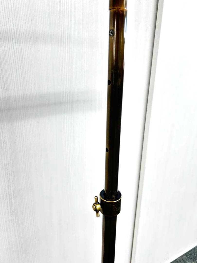 【超美品】 ハンガーラック アンティークゴールド 90cm 2本分