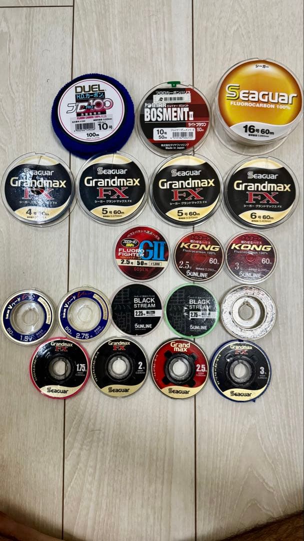 釣り道具（ハリス・ウキ）一式