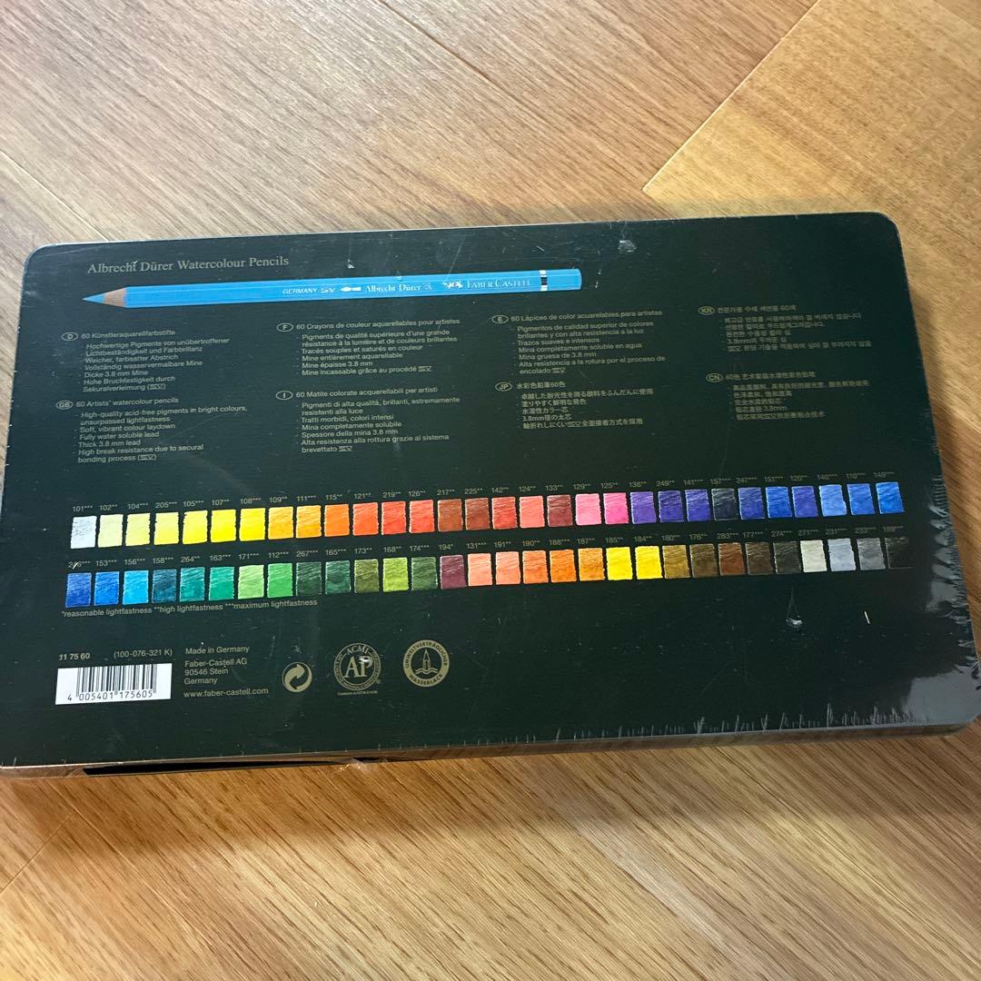 ファーバーカステル アルブレヒト デューラ水彩色鉛筆 60色 117560