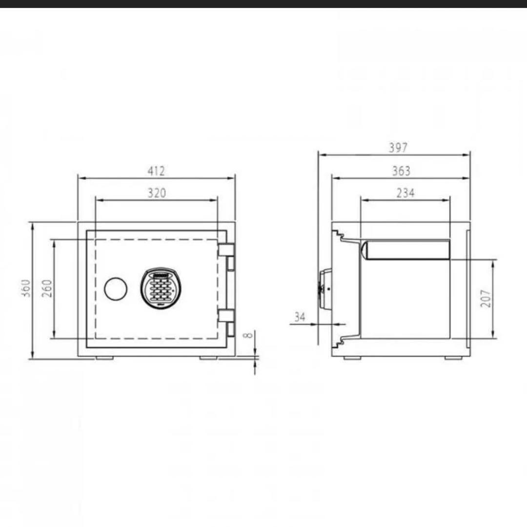 現地引渡し。diplomat 電子ロック 金庫