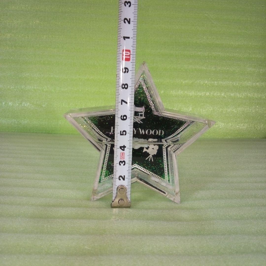 SOUVENIR PAPER WEIGHT　HOLLY WOOD　星形　星型