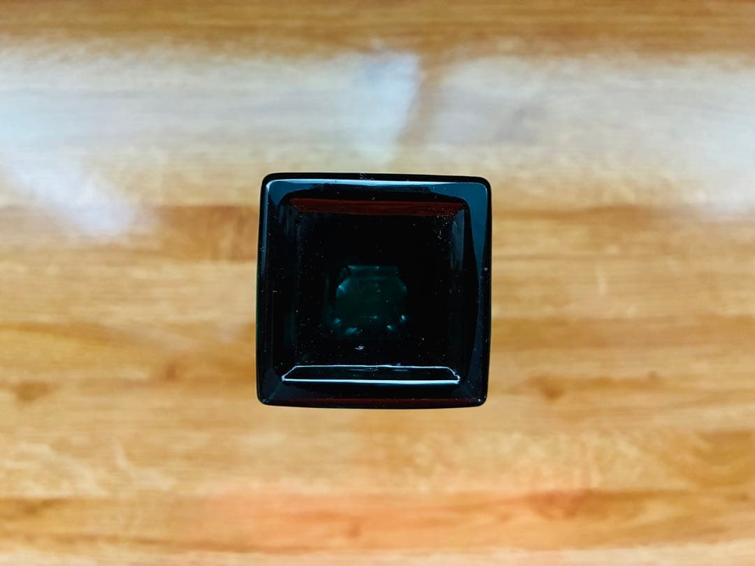 【イタリア製高級ガラス】ムラーノガラス SPロゴ グリーン×ブルー 花瓶