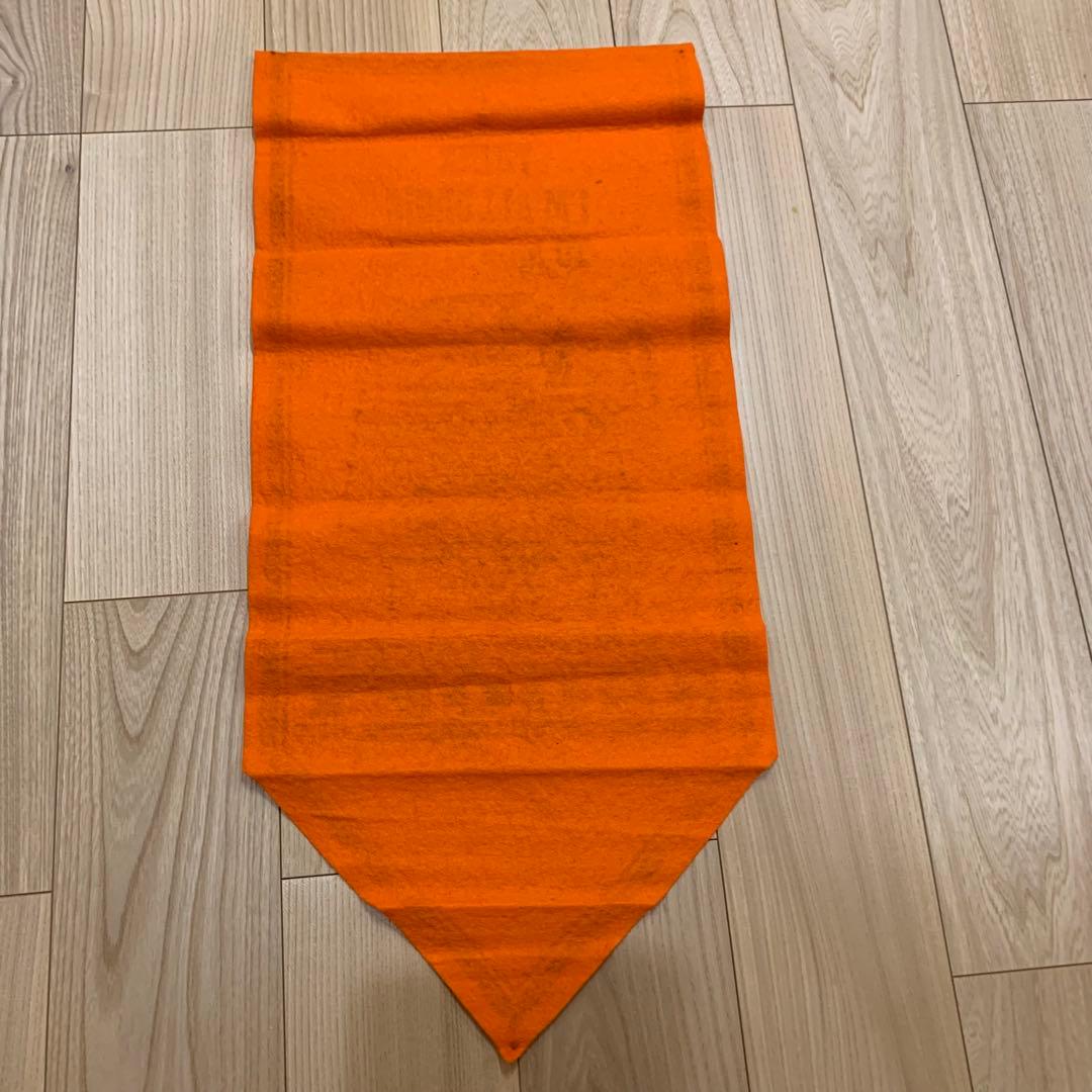 70's スヌーピー フェルトバナー ペナント オレンジ ピーナッツ