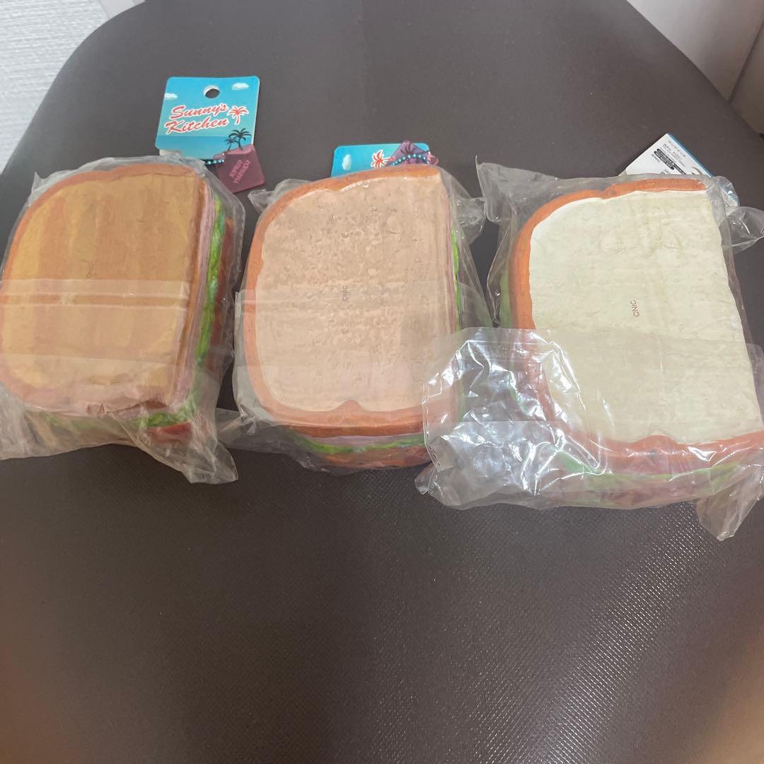 激レア　サニーズキッチン　サンドイッチ型スクイーズ3個セット