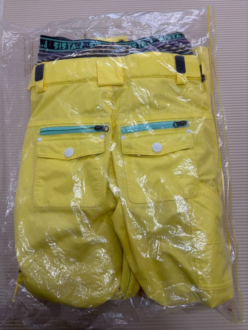 Sista.J マルチカラー チェック柄 スノーボードウェア