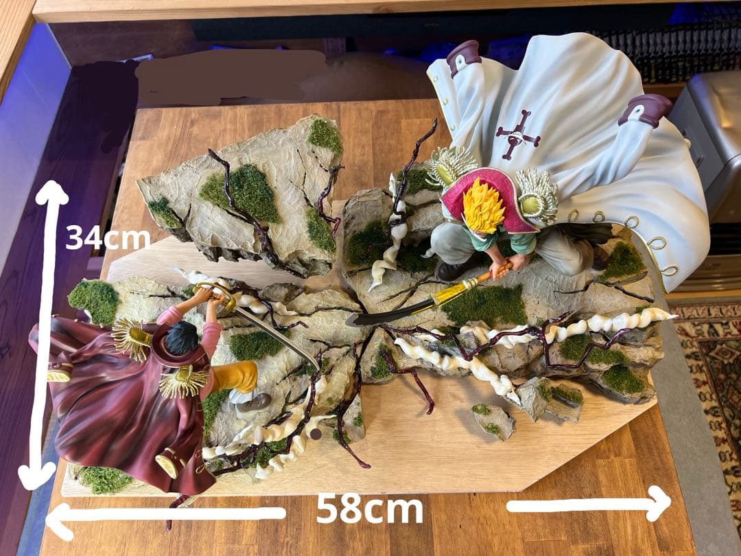 ワンピース ロジャーVS白ひげ　ジオラマフィギュア台座