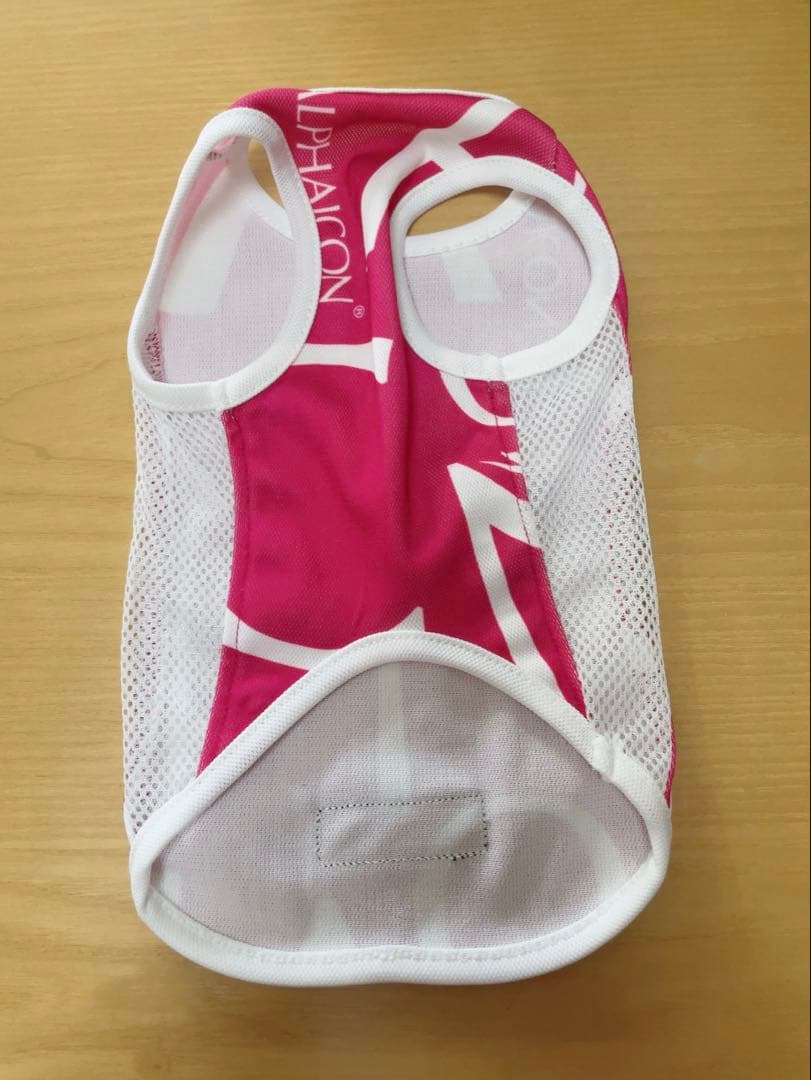 ALPHAICON クーリングタンクトップ　赤 メッシュ S アルファアイコン