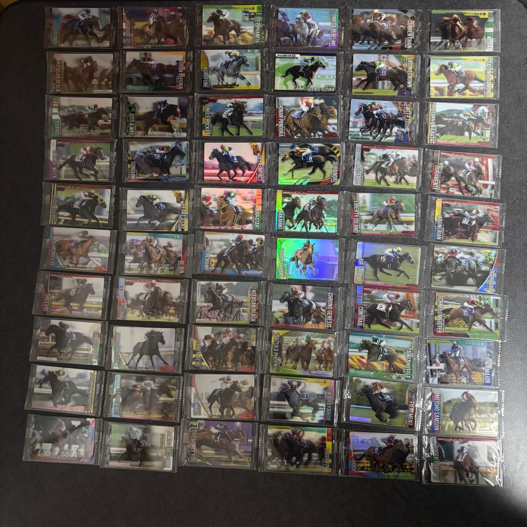 サラブレッドホースコレクション　ウエハース　カード　第1R 第2R コンプセット
