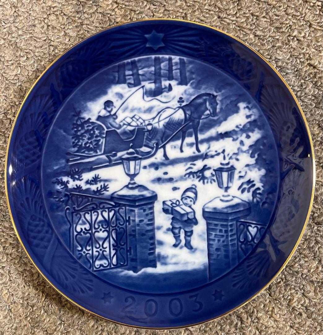 500枚限定ロイヤルコペンハーゲン クリスマスプレート2003