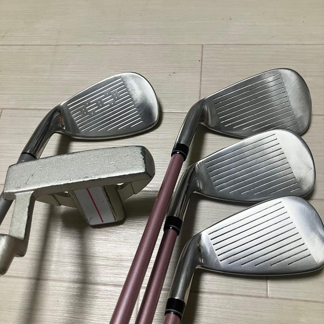 レディースゴルフセット OnreD/WORLDEAGLE他クラブ計8本バック付